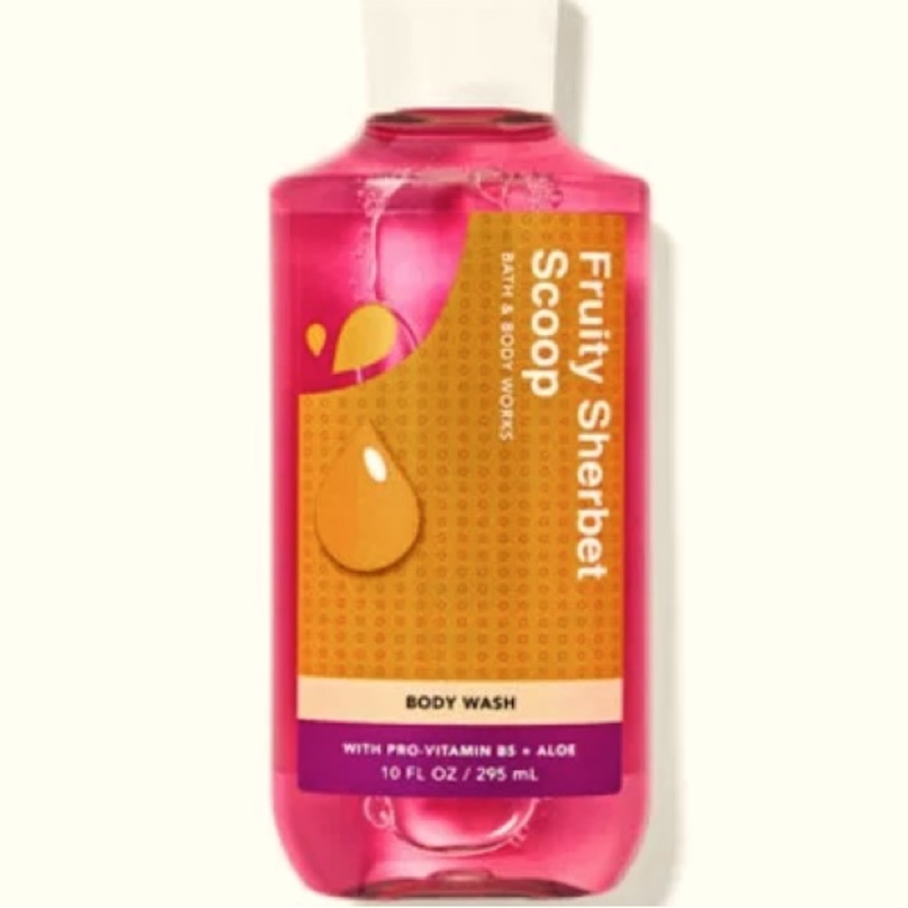 New Fruity Sherbet Scoop Bath & Body Works Shower Gel Fruity Body Wash